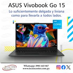 Notebook Asus Vivobook Go 15 Intel Core i3